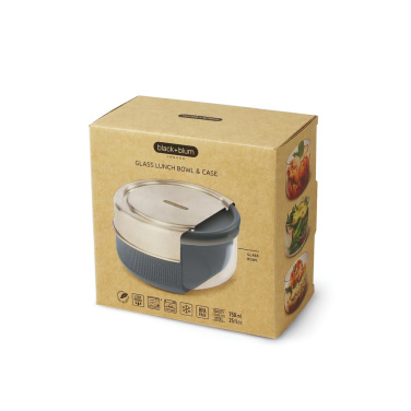 Logo trade liikelahjat mainoslahjat kuva: Black+Blum lasinen lounaskulho 750ml