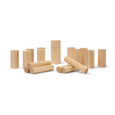 Logotrade mainoslahja ja liikelahja kuva: VINGA Kubb-minikeilapeli