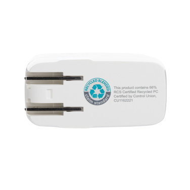 Logotrade mainostuotet kuva: TravelCharge Pro RCS -matkalaturi USB C:llä