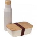 Setti Lunchbox ruostumattomasta teräspullolla Toronto, beige