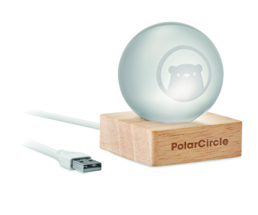 Logo trade liikelahjat tuotekuva: LED lasipallo