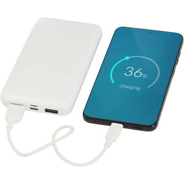 Logo trade liikelahjat tuotekuva: Intan 10 000 mAh:n ja 10 W:n varavirtalähde kierrätetystä muovista