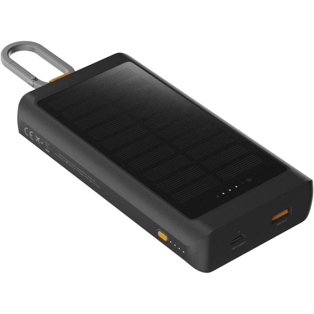 Logo trade mainostuote kuva: Xtorm XG2S101 Go2 aurinkovaravirtalähde valolla, 10 000 mAh ja 15 W