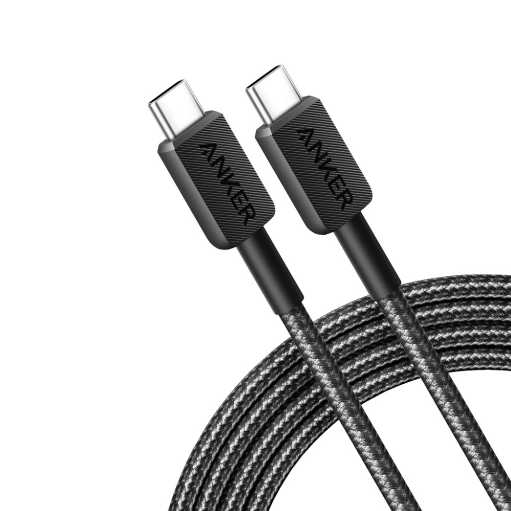 Logotrade liikelahja tuotekuva: Anker USB-C–USB-C-kaapeli, 1,8 metriä, 60 W