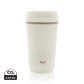 Topl kierrätetty muovi ToGo Tumbler patentoitu 360 kansi 350, valkoinen