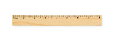 Logotrade liikelahjat mainoslahjat tuotekuva: Puinen viivoitin 20cm