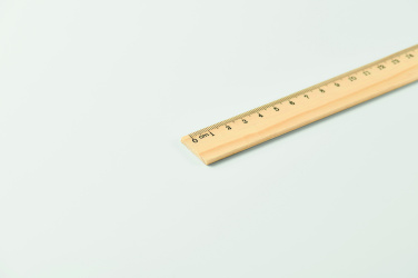 Logo trade liikelahjat tuotekuva: Puinen viivoitin 20cm