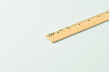 Logotrade mainostuote tuotekuva: Puinen viivoitin 30cm