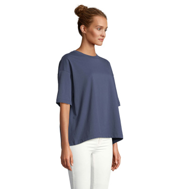 Logotrade liikelahjat mainoslahjat tuotekuva: BOXY DAMEN T-SHIRT OVERSIZE