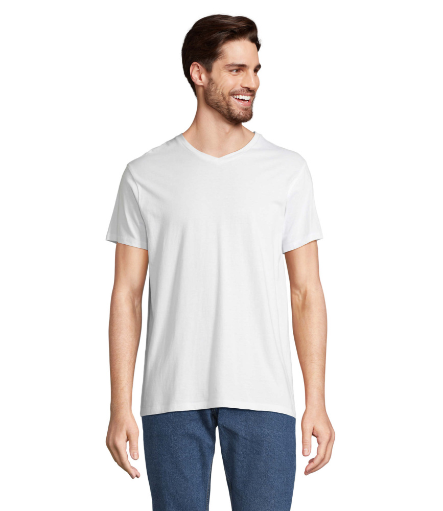 Logo trade mainoslahja kuva: REGENT V  V-NECK T-SHIRT