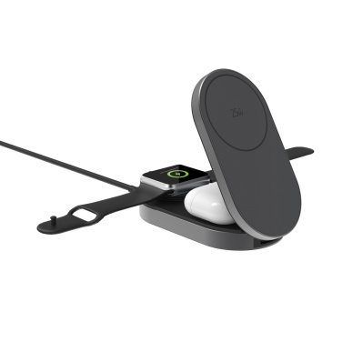 Logotrade mainoslahjat kuva: Quantum ultra-nopea 3-in-1 25 W taitettava langaton laturi
