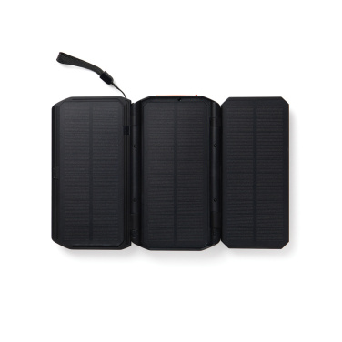 Logo trade liikelahja mainoslahja tuotekuva: Nordic Drift Titan 10 000 mAh aurinkovirtapankki, 3 paneelia