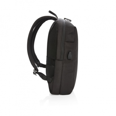Logotrade verslo dovanos nuotrauka: Swiss Peak AWARE™ RFID ir USB nešiojamojo kompiuterio kuprinė
