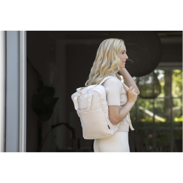 Logotrade dovana nuotrauka: „Trip 14“ „Aware™“ perdirbto kelioninio nešiojamojo kompiuterio kuprinė, 9 l