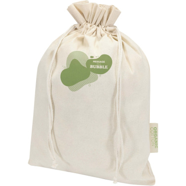 Logotrade verslo dovanos nuotrauka: Odisha 140 g/m² OCS ekologiškas dovanų maišelis - 42 x 30 cm