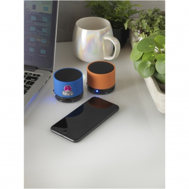 Logotrade biznesa dāvanas foto: Duck cilindrisks Bluetooth® skaļrunis ar gumijas apdari