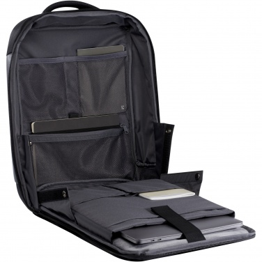 Logotrade logo dāvanas foto: Expedition Pro 15,6 collu GRS pārstrādāta kompakta klēpjdatora mugursoma 12L