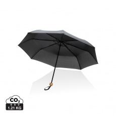 20,5 collu Impact AWARE™ RPET 190T Pongee bambusa mini lietussargs