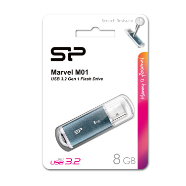 Logotrade biznesa dāvanas foto: Pendrive Silicon Power Marvel M01 3.0