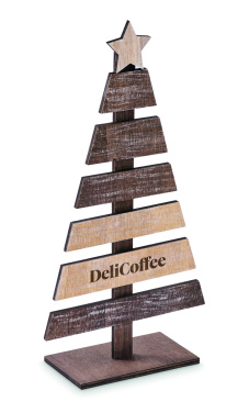 Logotrade Ideja dāvanas foto: Koka Ziemassvētku eglīte