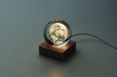 Logotrade dāvanas foto: LED stikla lodīte