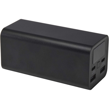 Logotrade dāvanas foto: Acamar 20.000 mAh 70W pārstrādāta alumīnija klēpjdatora pārnēsājamais akumulators