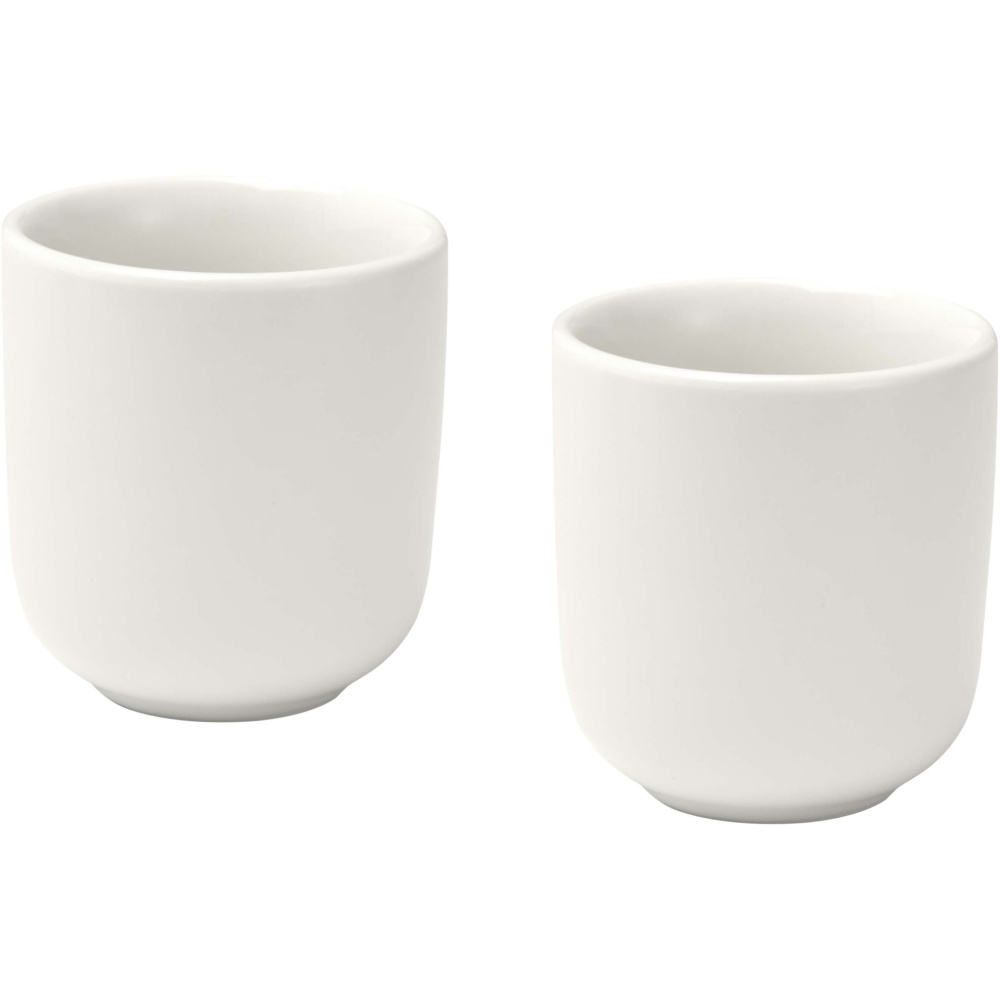 Logotrade Ideja dāvanas foto: Vīriešu 90 ml keramikas espresso krūzītes - 2 gab. komplekts