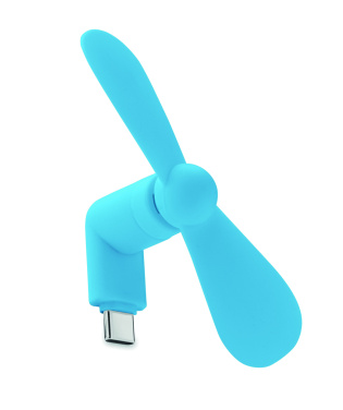 Logotrade korporatīvās dāvanas foto: Pārnēsājams USB-C ventilators
