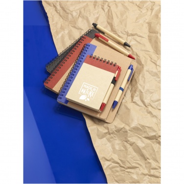 Лого трейд бизнес-подарки фото: Блокнот Zuse с ручкой