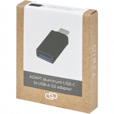 Лого трейд pекламные cувениры фото: ADAPT алюминиевый адаптер с USB-C на USB-A 3.0