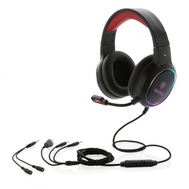 Логотрейд pекламные cувениры картинка: игровая гарнитура RGB