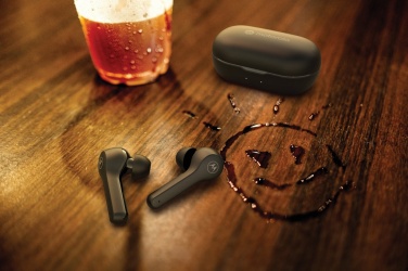 Логотрейд pекламные cувениры картинка: Motorola IPX5 TWS MOTO buds 85