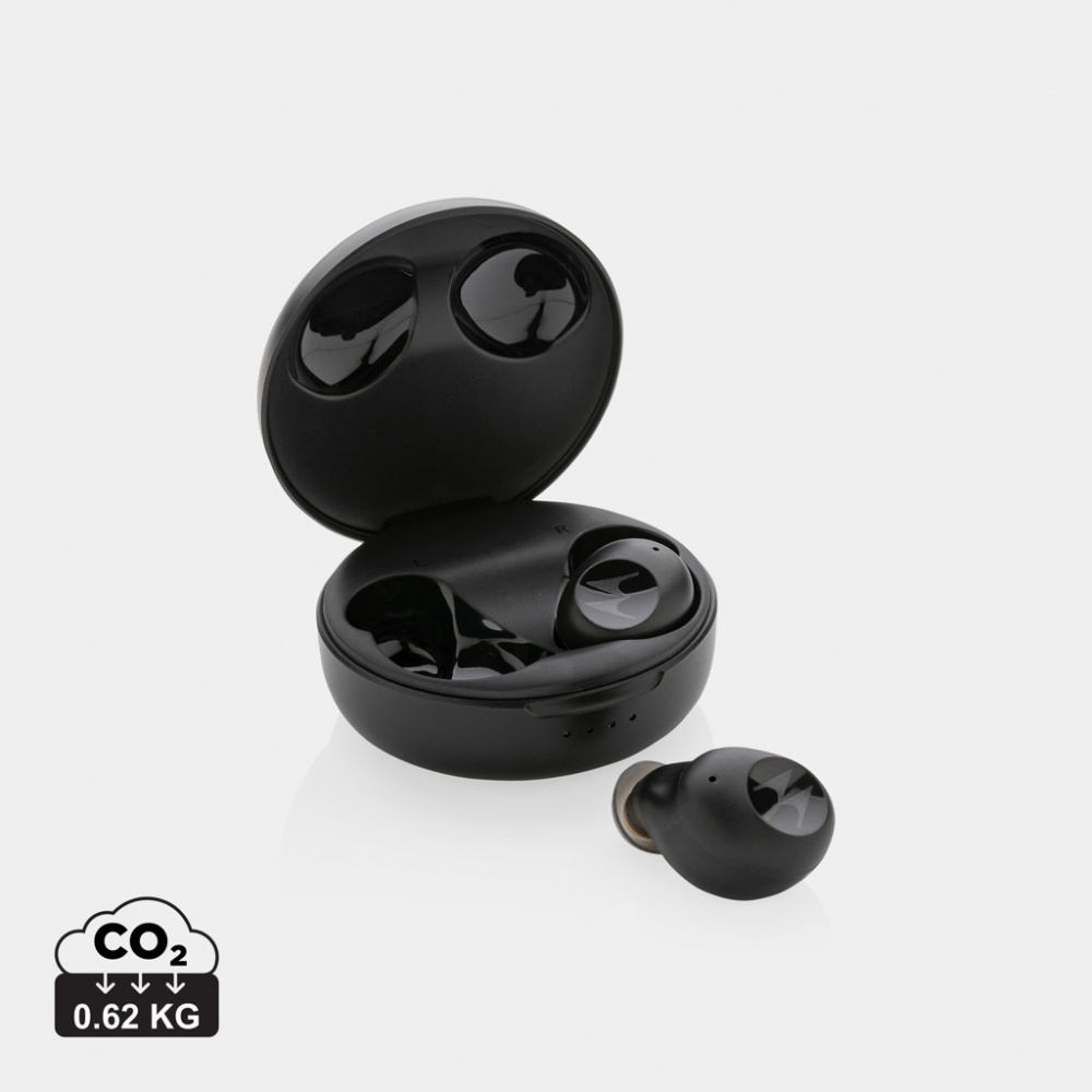 Логотрейд pекламные cувениры картинка: Motorola IPX5 TWS MOTO buds 150