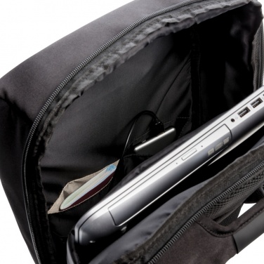 Лого трейд pекламные cувениры фото: Swiss Peak 15" противоугонный рюкзак RFID и USB без ПВХ