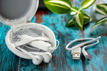 Лого трейд бизнес-подарки фото: Bluetooth-наушники ALTEA