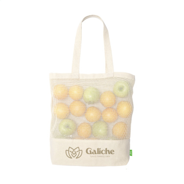 Лого трейд pекламные cувениры фото: Сумка для покупок Natura Organic Mesh Shopper (180 г/м²)