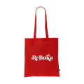 Цветная сумка Shoppy из переработанного хлопка GRS (150 г/м²), красный