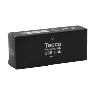 Лого трейд pекламные подарки фото: USB-концентратор Tecco GRS из переработанного алюминия