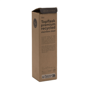 Логотрейд pекламные продукты картинка: Бутылка для питья Topflask Premium RCS из переработанной стали