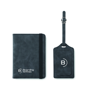 Логотрейд pекламные продукты картинка: Passport and luggage tag set