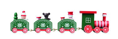 Лого трейд бизнес-подарки фото: Wooden Christmas train