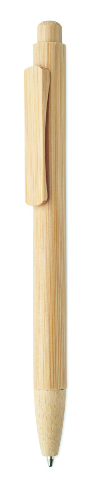 Логотрейд бизнес-подарки картинка: Bamboo automatic ball pen