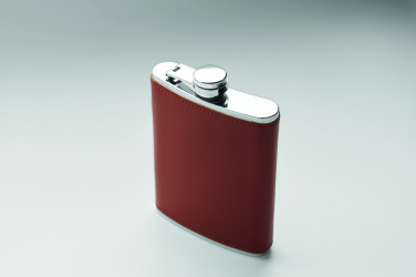 Логотрейд pекламные подарки картинка: Slim hip flask 200 ml