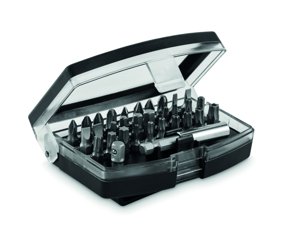 Лого трейд pекламные продукты фото: 32 pcs screwdriver bit set