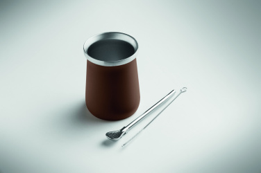 Лого трейд бизнес-подарки фото: Yerba mate tea cup