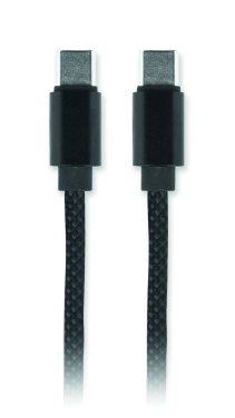 Логотрейд pекламные подарки картинка: Braided magnetic cable in RPET