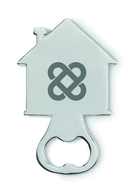 Логотрейд pекламные подарки картинка: House shape bottle opener