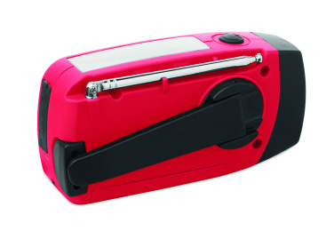 Лого трейд бизнес-подарки фото: Portable radio SOS with LED torch