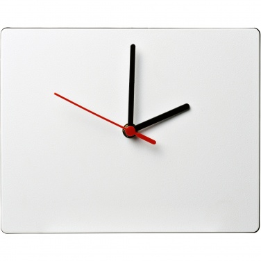 Logotrade reklamprodukter bild: Brite-Clock® rektangulär väggklocka