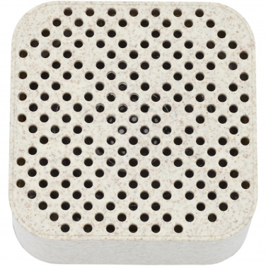 Logotrade reklamprodukter bild: Aira Bluetooth® högtalare i vete